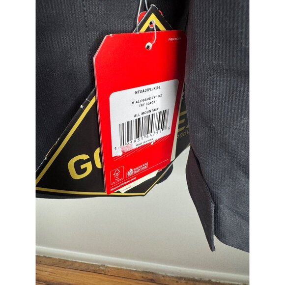 NWT The North Face Jacket Black Alligare Triclimate GORE-TEX Hooded Mens Size L - Picture 6 of 12